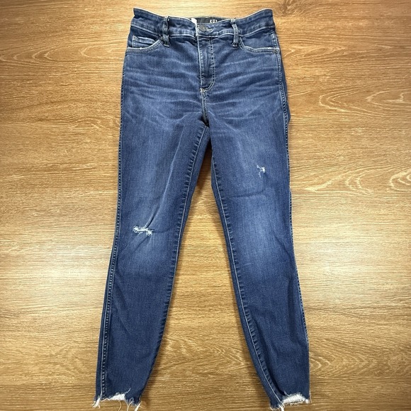 Kut from the Kloth Denim - KUT From The Kloth Donna Women's 2 High Rise Ankle Skinny Jeans Raw Hem